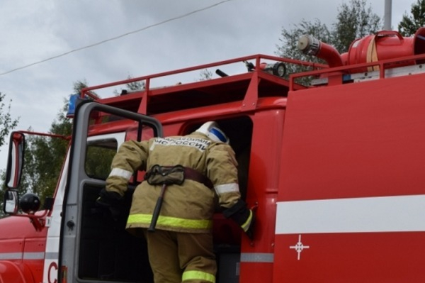 В Борисоглебске в воскресенье произошёл пожар