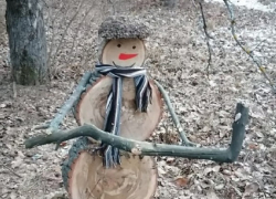 В качестве ответа на малоснежные зимы в Грибановском районе появились древовики