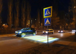 Пешеходные переходы с  лазерной подсветкой появятся в столице Воронежской области