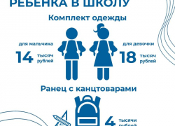 Собрать ребенка в школу в Воронежской области все дороже и дороже