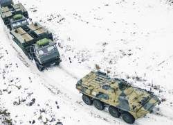 Для борьбы с последствиями снегопадов в Воронежской области сформирована оперативная группа военнослужащих